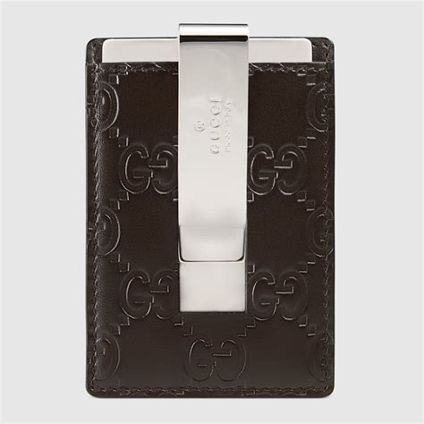 gucci leather money clip|Gucci money clips for men.